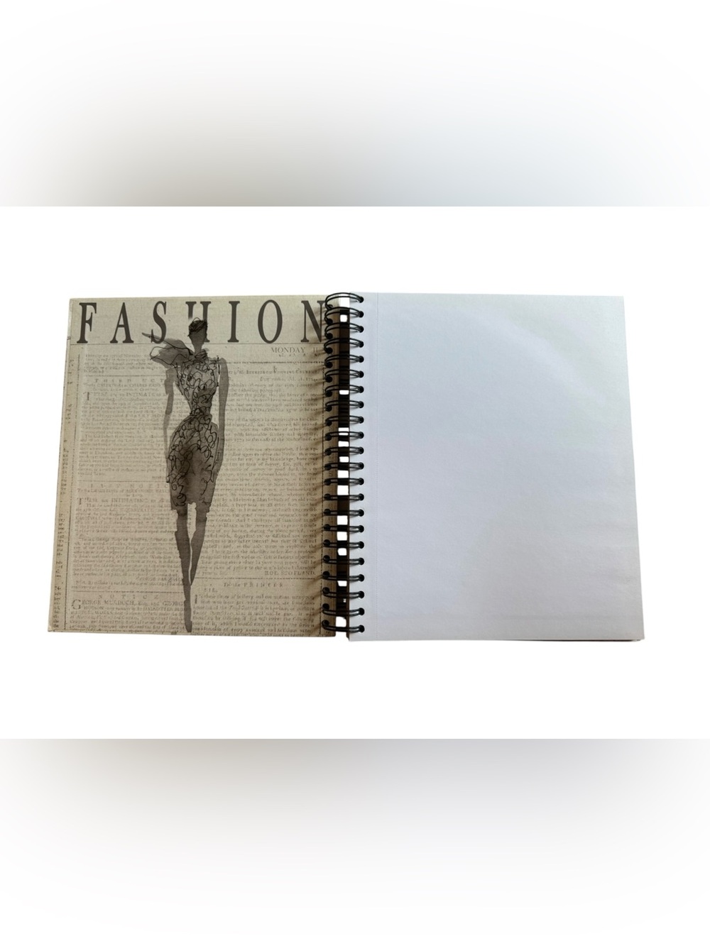 Fashion Illustration Spiral Sketchbook - Gray/New York Cover - Picture 3 of 4